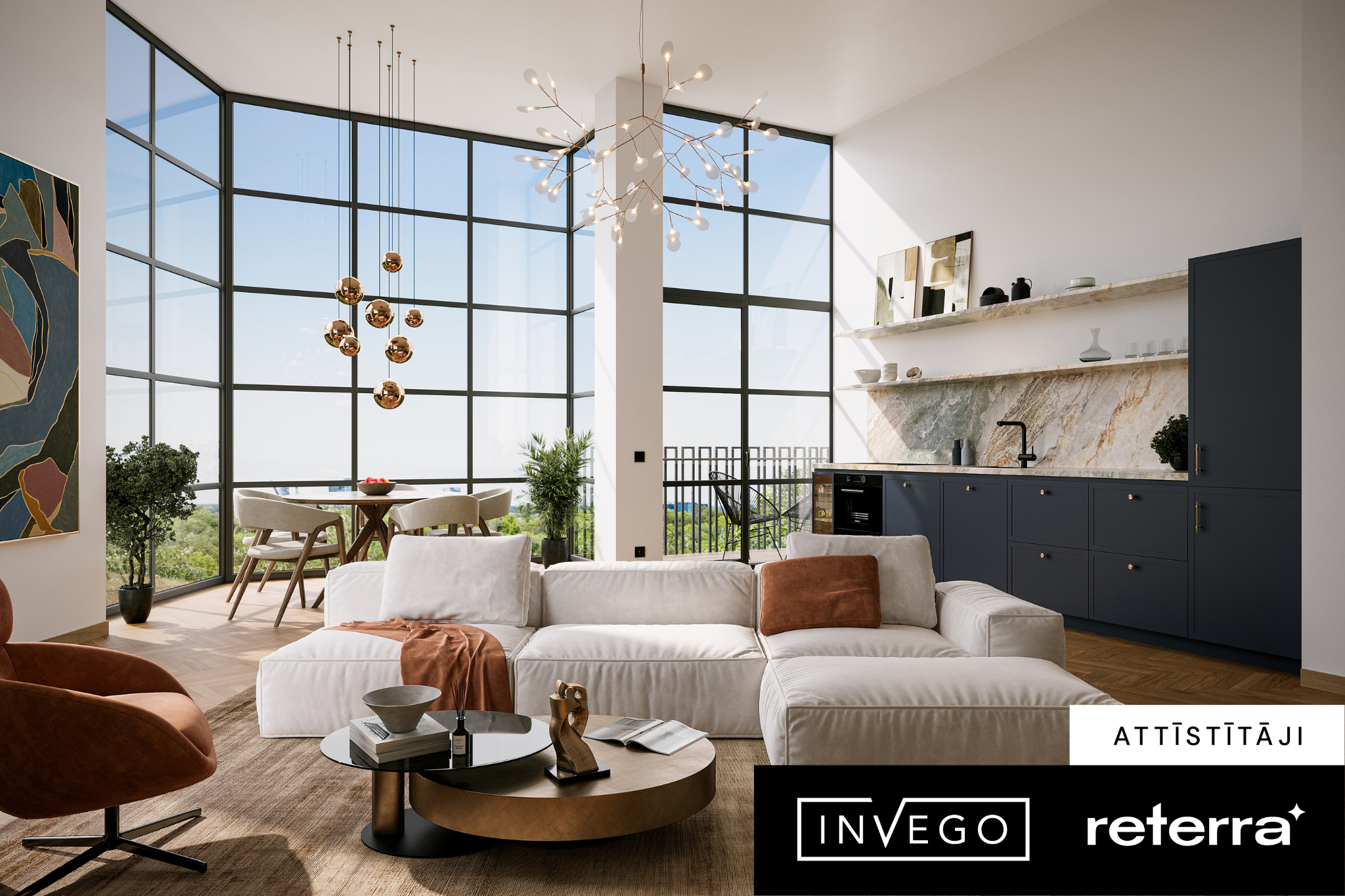 3-room apartment — Riga, Centrs, Miera iela 75 — photo 2