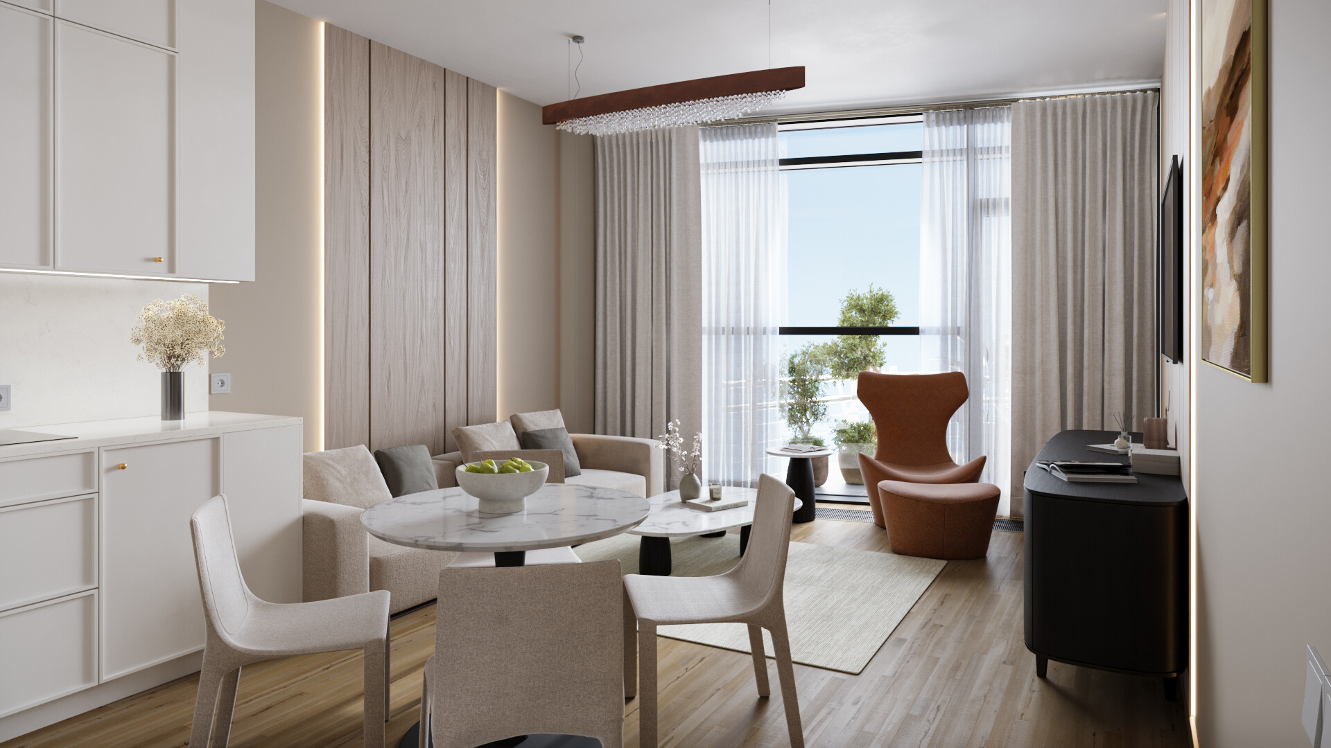 3-room apartment — Jūrmala, Dzintari, Mežaparka prospekts 1 — photo 1