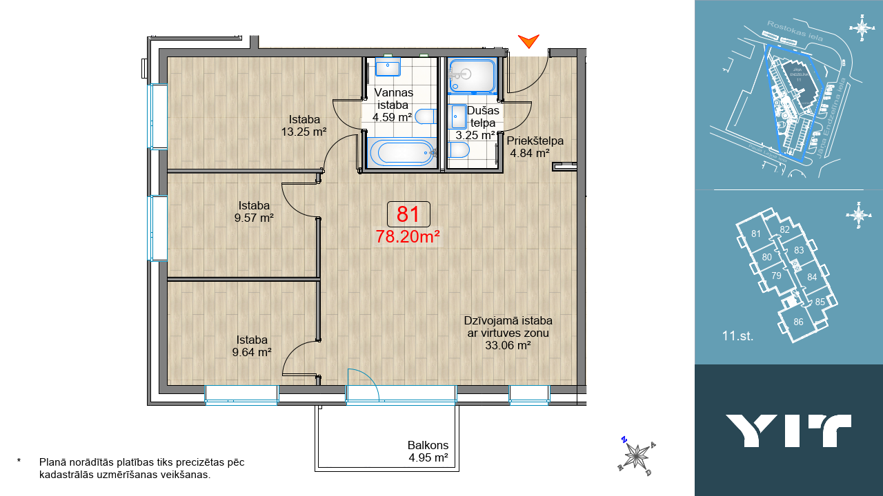 4-room apartment — Riga, Zolitūde, Jāņa Endzelīna iela 11 — photo 4