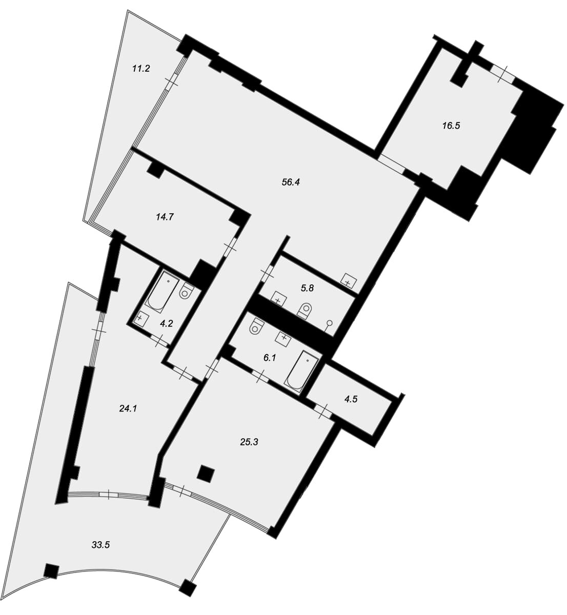 4-room apartment — Jūrmala, Dzintari, Mežaparka prospekts 1 — photo 2