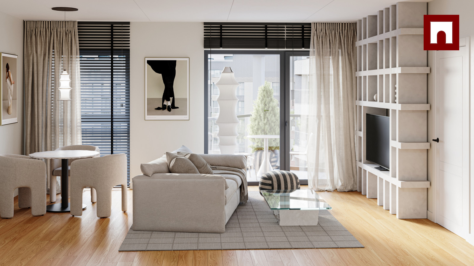 2-room apartment — Riga, Centrs, Tērbatas iela 78A — photo 2
