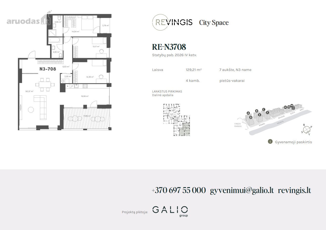 4 kambarių butas - Vilnius, Vilkpėdė, Eigulių g. — photo 2