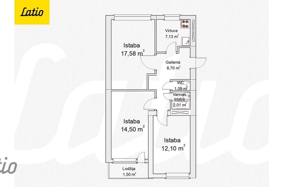 3-room apartment for rent — Jūrmala, Bulduri, Kuldīgas iela 21 — photo 7