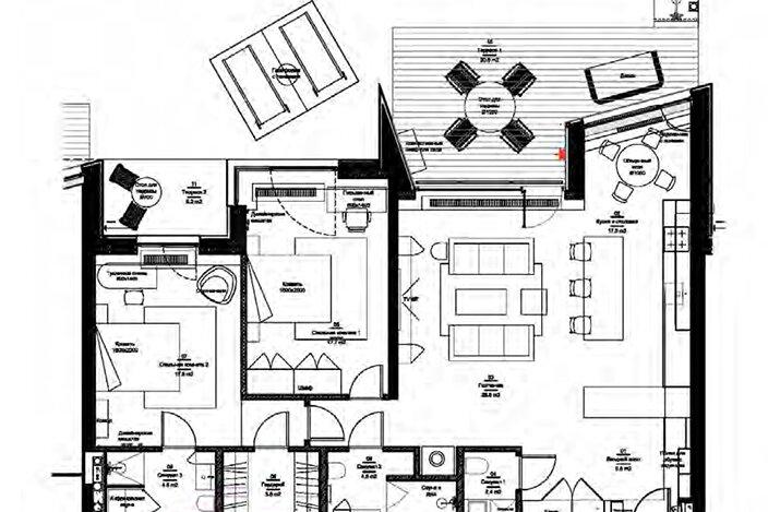 3-room apartment for rent — Jūrmala, Dzintari, Dzintaru prospekts 36 — photo 15