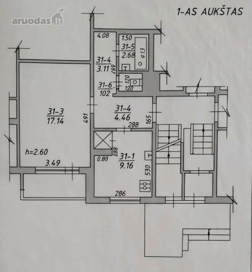 1-room apartment for sale — Kaunas, Eiguliai, Šiaurės pr. — photo 16
