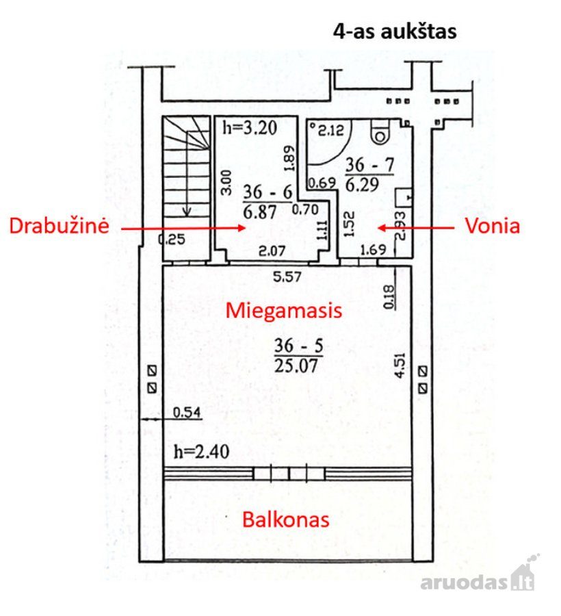 2-room apartment for sale — Kaunas, Vičiūnai, Kiškių g. 24 - 36 — photo 20