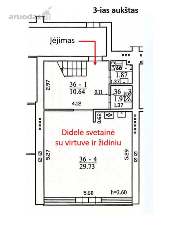 2-room apartment for sale — Kaunas, Vičiūnai, Kiškių g. 24 - 36 — photo 19