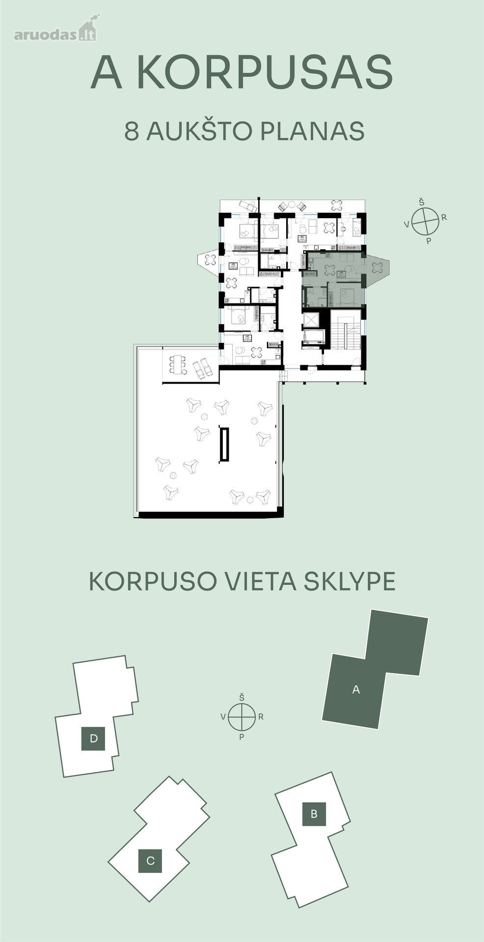 2-room apartment for sale — Kaunas, Eiguliai, Žeimenos g. — photo 3