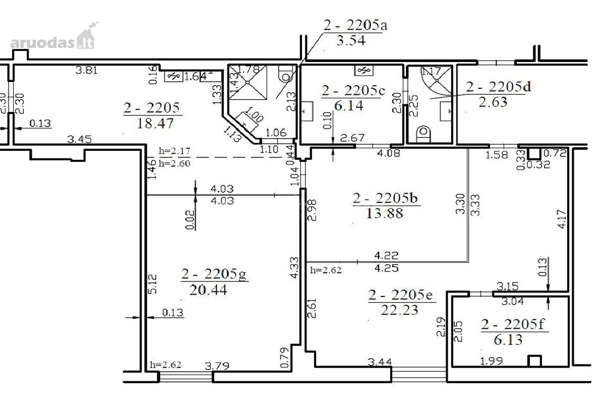 3-room apartment for sale — Kaunas, Petrašiūnai, Draugystės g. — photo 9