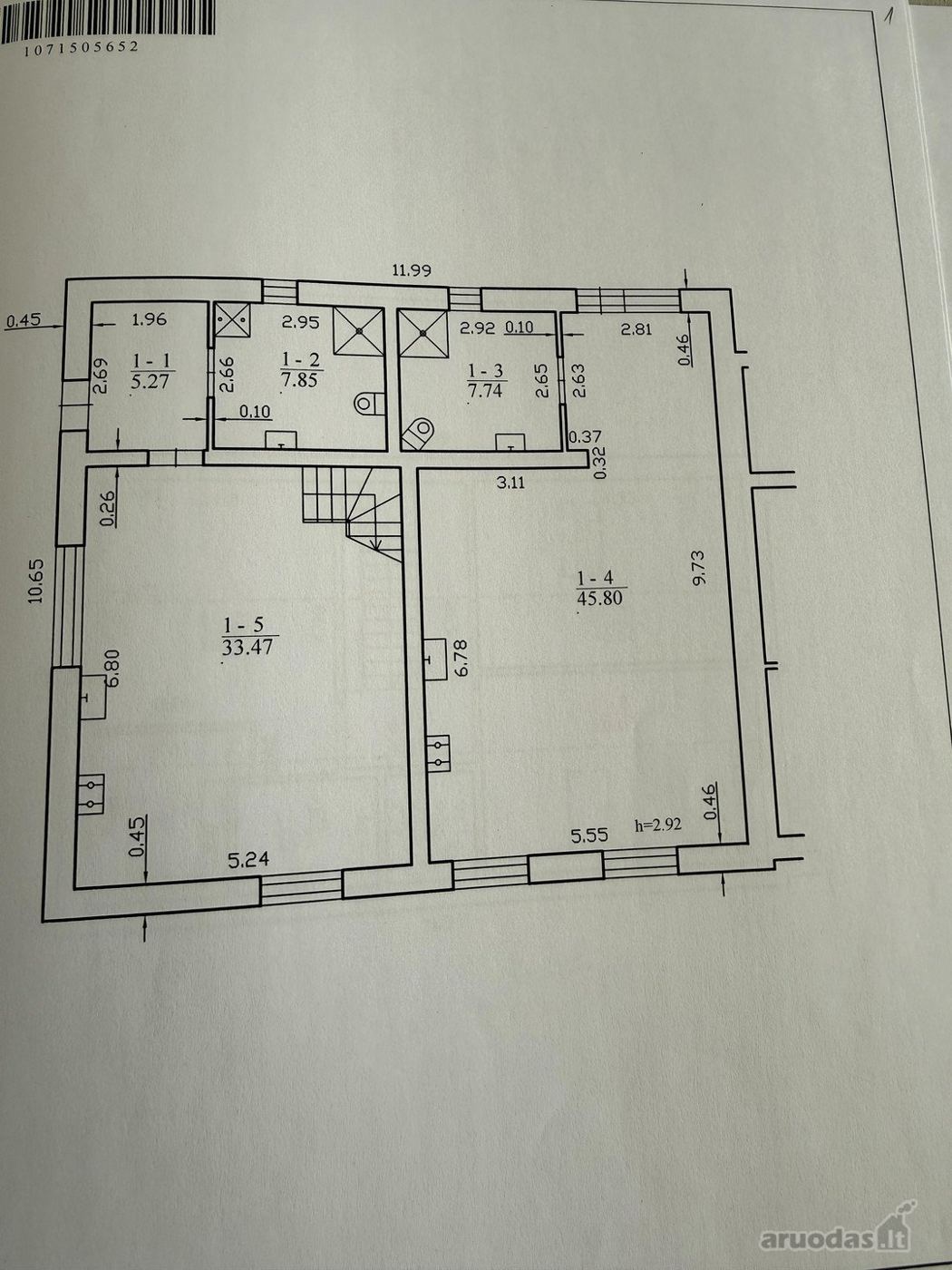 5 kambarių namas - Kaunas, Vilijampolė, J. Vienožinskio g.