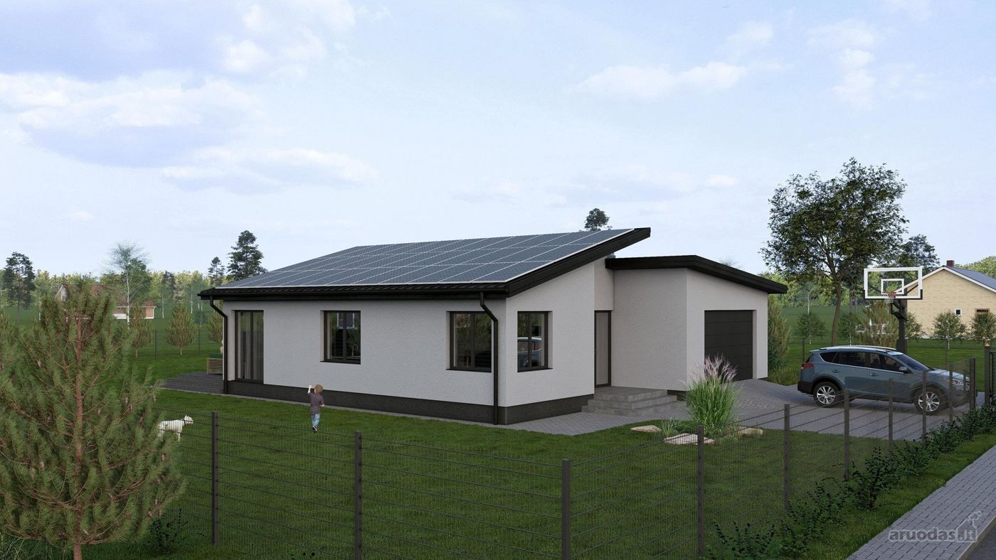 1 kambarių namas - Kaunas, Panemunė, M. Eimaičio g.