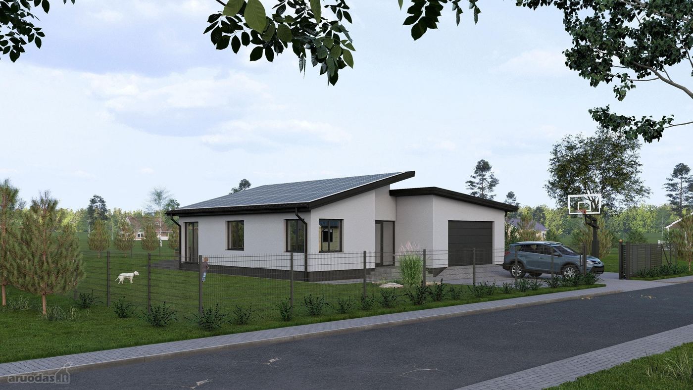 1 kambarių namas - Kaunas, Panemunė, M. Eimaičio g.