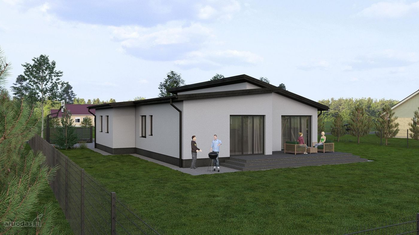 1 kambarių namas - Kaunas, Panemunė, M. Eimaičio g.