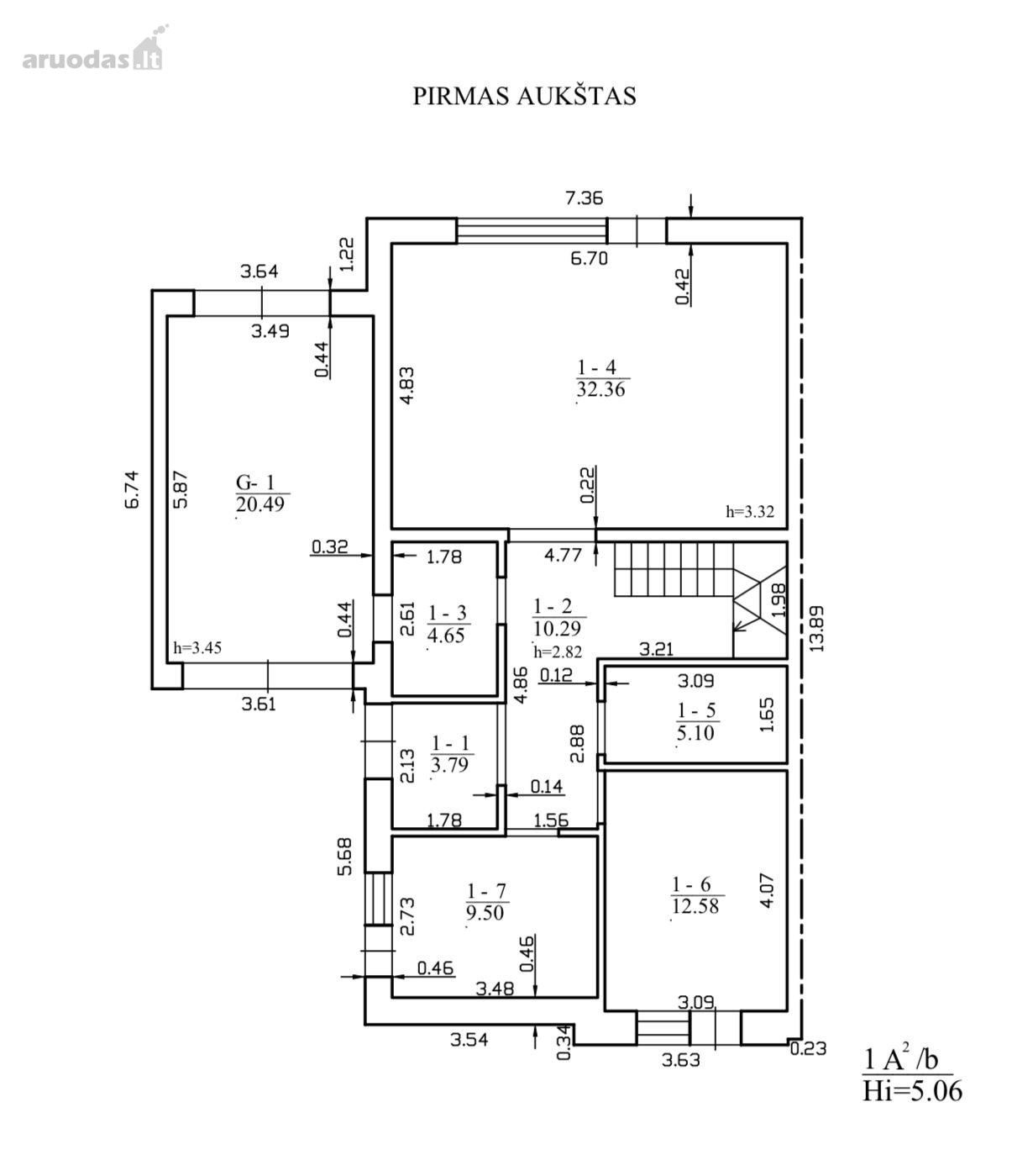 5 kambarių namas - Kaunas, Romainiai, A. Žmuidzinavičiaus g.