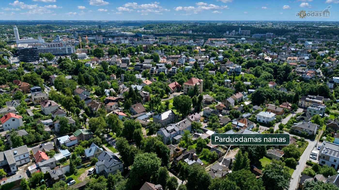 3 kambarių namas - Kaunas, Žaliakalnis, Žemaičių g.