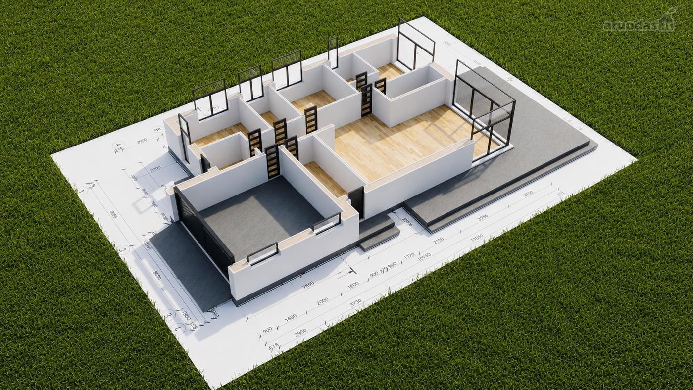 4 kambarių namas - Kaunas, Vaišvydava, Vienkiemių g.