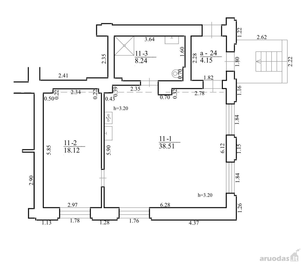 2-room apartment for sale — Klaipėda, Sportininkai, Sportininkų g. — photo 10