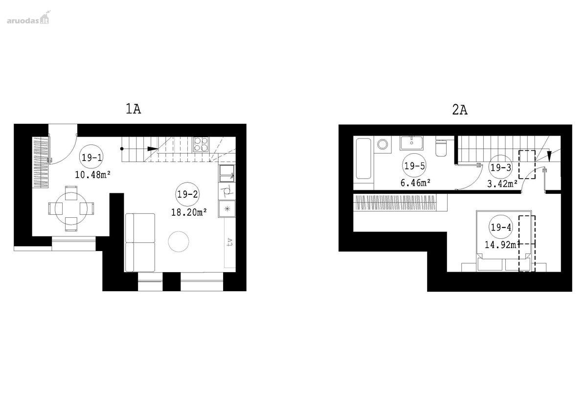 2-room apartment for sale — Klaipėda, Miškas, Liepojos g. — photo 4