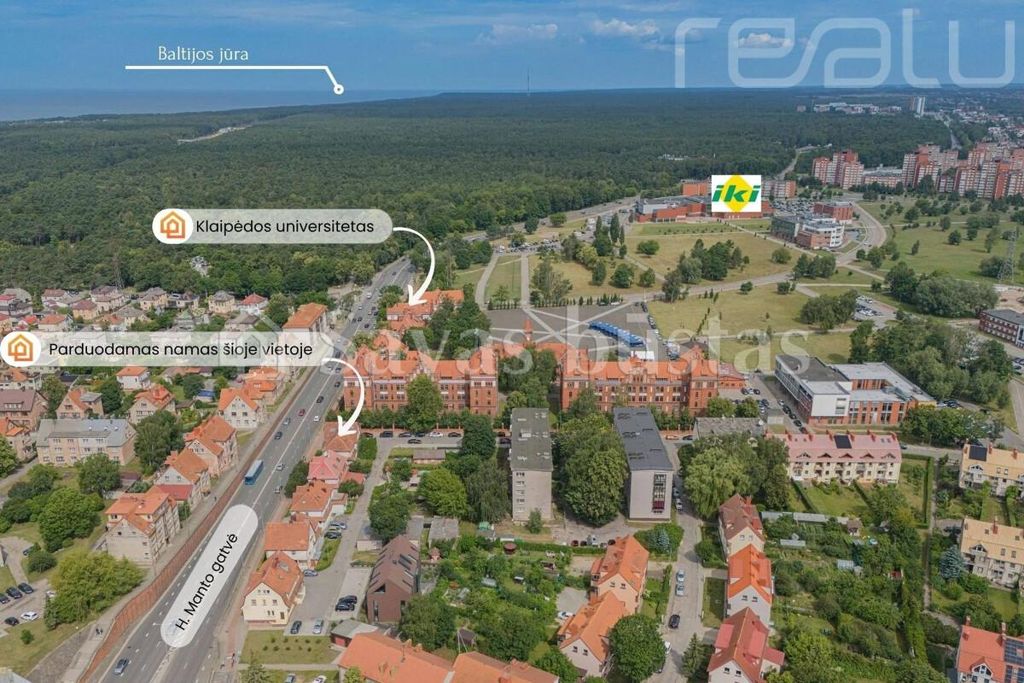 4-room house for sale, Klaipėda, Senamiestis, H. Manto g., photo 1