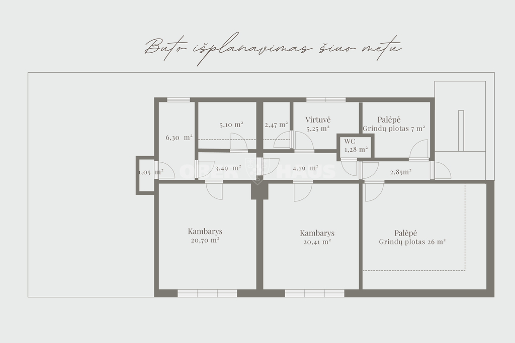 3 kambarių butas — Klaipėda, Centras, Sodų g. — photo 5