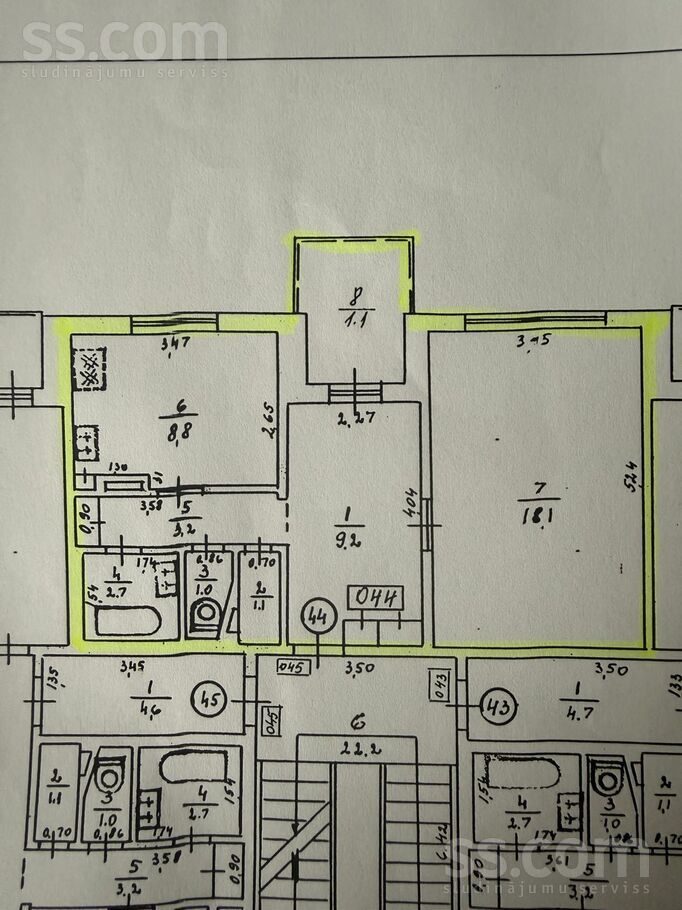 1-room apartment for sale — Liepāja, Liepāja un raj., Airītēs 1 — photo 3