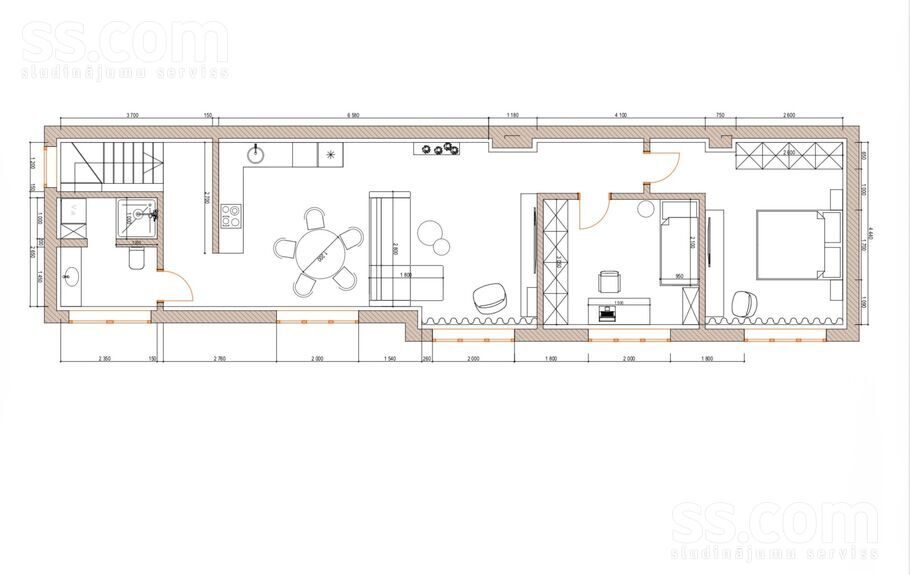 3-room apartment for rent — Liepāja, Liepāja un raj., Ūliha 93 — photo 18