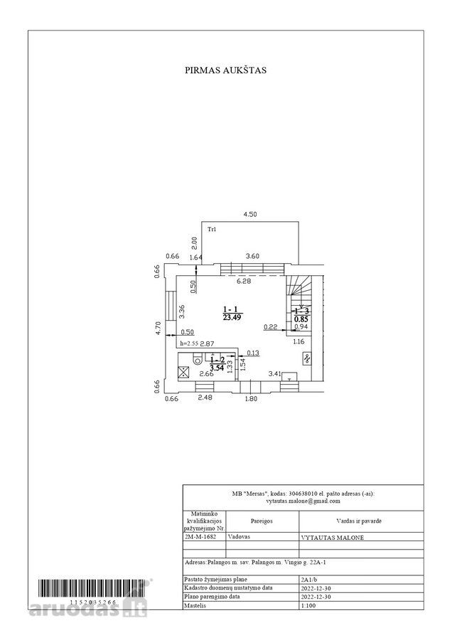 Semi-detached house for sale — Palanga, Kunigiškiai, Vingio g. — photo 12