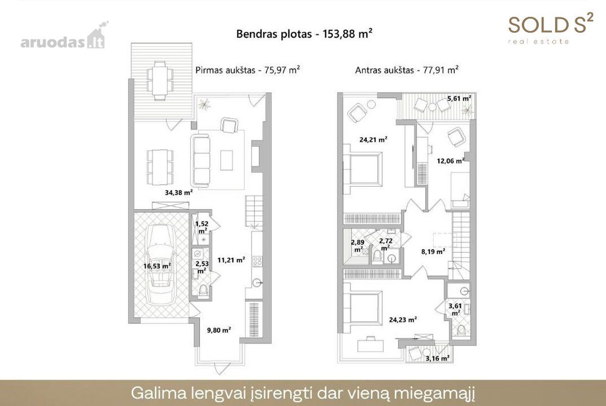 Semi-detached house for sale — Palanga, S. Dariaus ir S. Girėno g. — photo 21