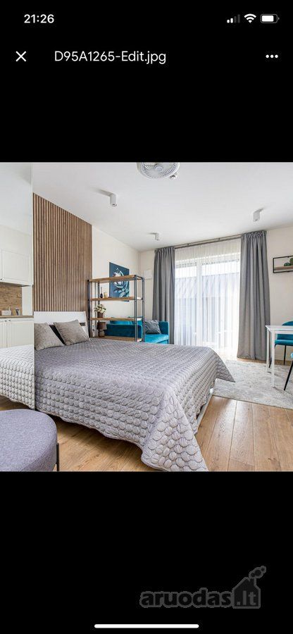 1-room apartment for sale — Palanga, Kunigiškiai, Kunigiškių g. — photo 2