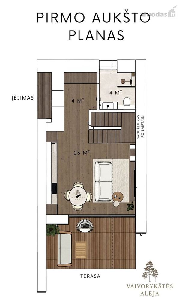 Townhouse for sale — Palanga, Vaivorykštės g. — photo 25