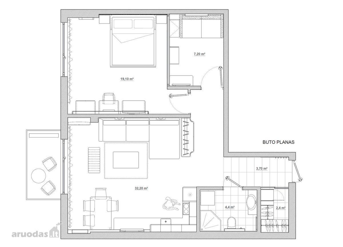 3-room apartment for sale — Palanga, Kęstučio g. — photo 13