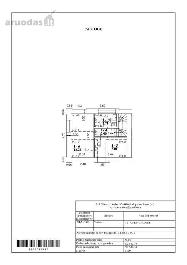 Semi-detached house for sale — Palanga, Kunigiškiai, Vingio g. — photo 13
