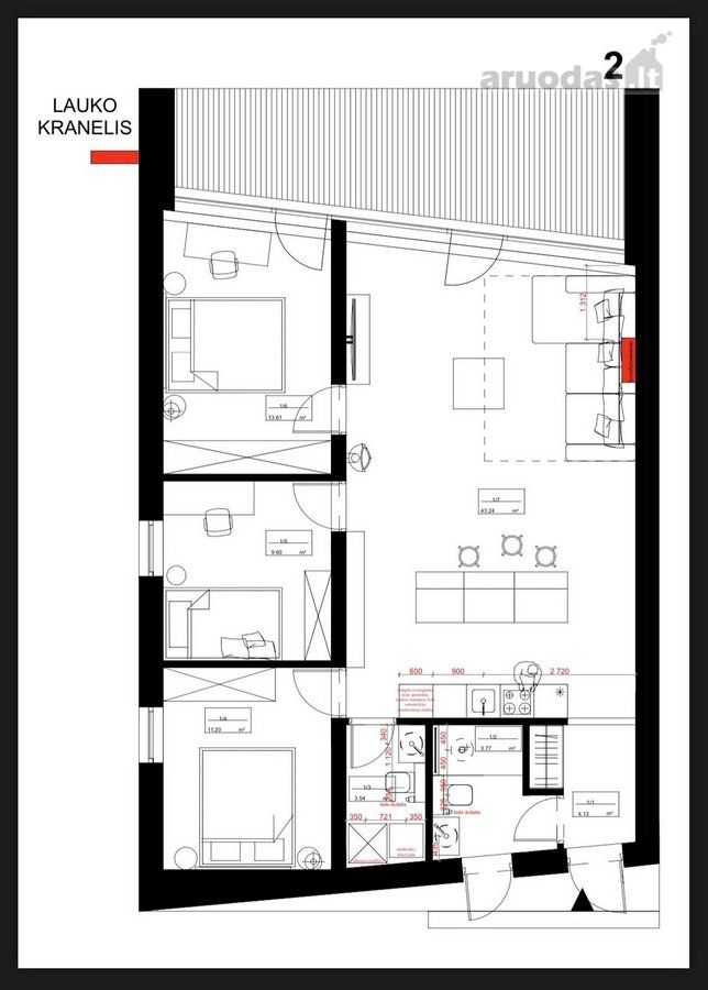 Semi-detached house for sale — Palanga, Kunigiškiai, Vaivorykštės g. — photo 25