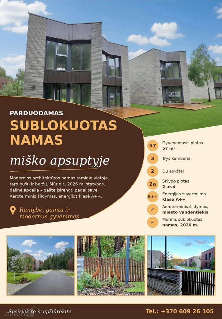 Townhouse for sale — Palanga, Bendrovių g. — photo 20