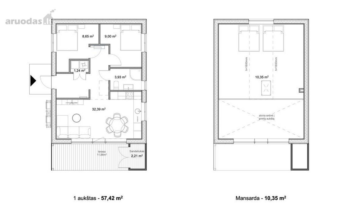 House for sale — Palanga, Kunigiškiai, Aido tak. — photo 3