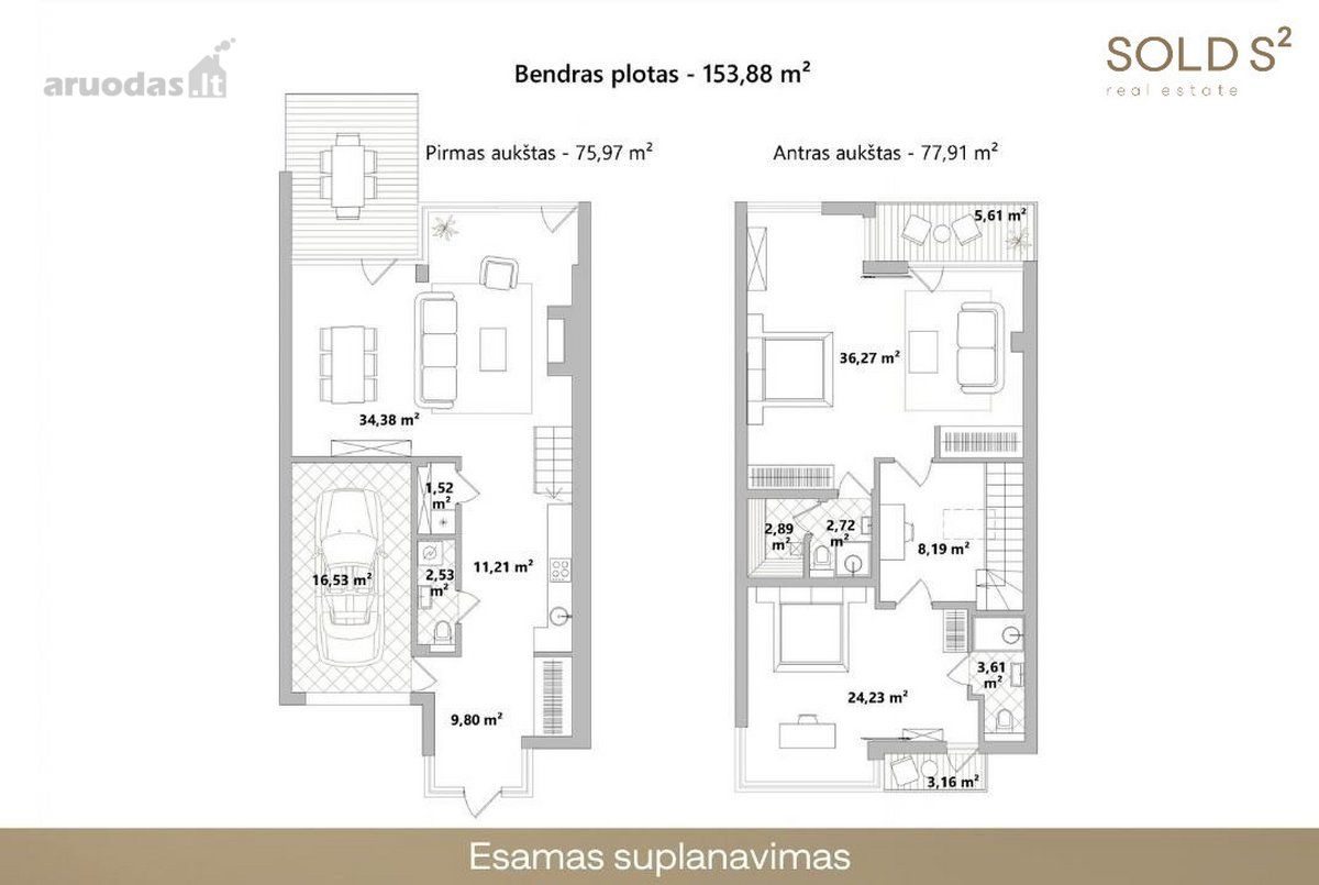 Semi-detached house for sale — Palanga, S. Dariaus ir S. Girėno g. — photo 20