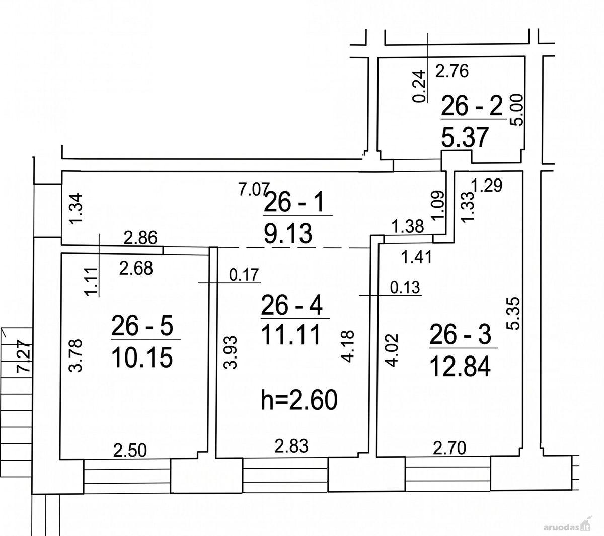 3-room apartment for sale — Palanga, Dzūkų g. — photo 9