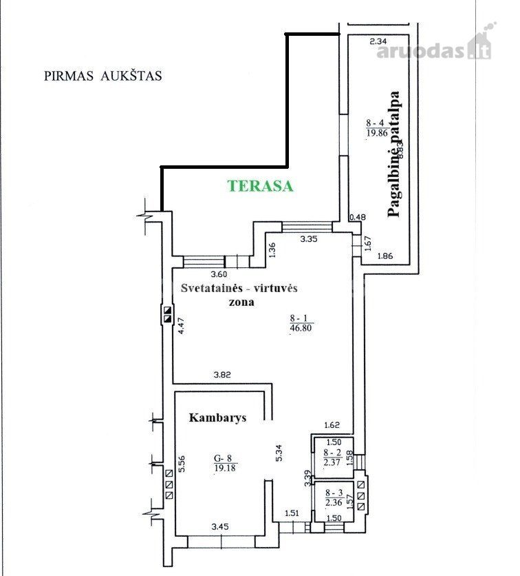 6-room apartment for sale — Panevėžys, Molainiai, Vaišvilčių g. — photo 23