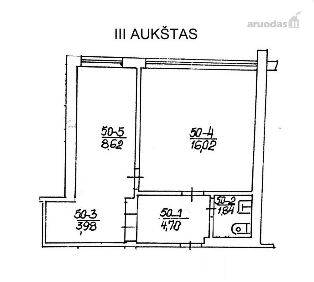 2-room apartment for sale — Panevėžys, Žemaičiai, Staniūnų g. — photo 18