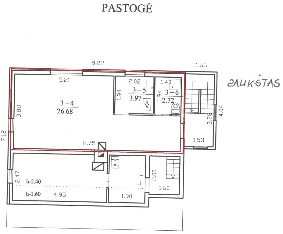 3 kambarių namas — Panevėžys, Centras, J. Basanavičiaus g. — photo 9