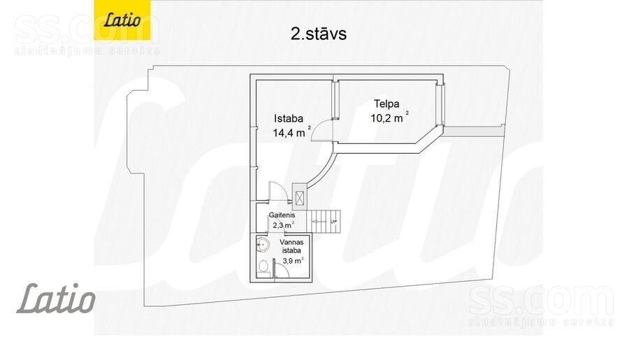 3-room apartment for sale — Rīga, Vecrīga, Peitavas 5 — photo 20