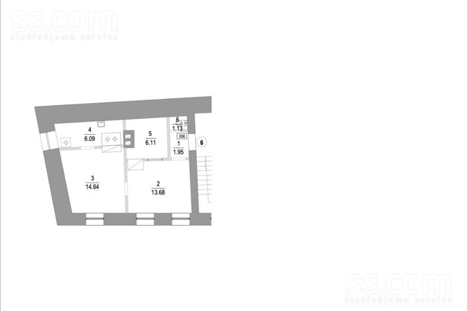 2-room apartment for sale — Rīga, Vecrīga, M. Muzeja 1 — photo 10