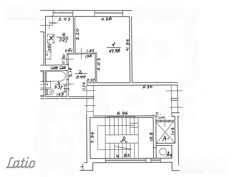 1-room apartment for sale — Riga, Ķengarags, Latgales 425 — photo 15