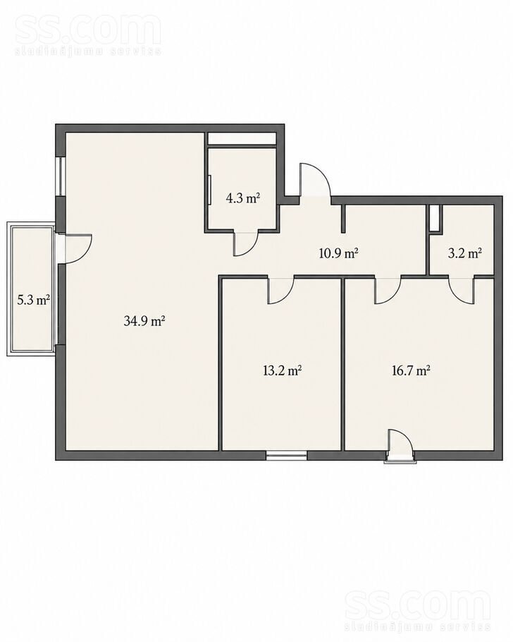 3-room apartment for sale — Rīga, Centrs, Grostonas 21 — photo 15