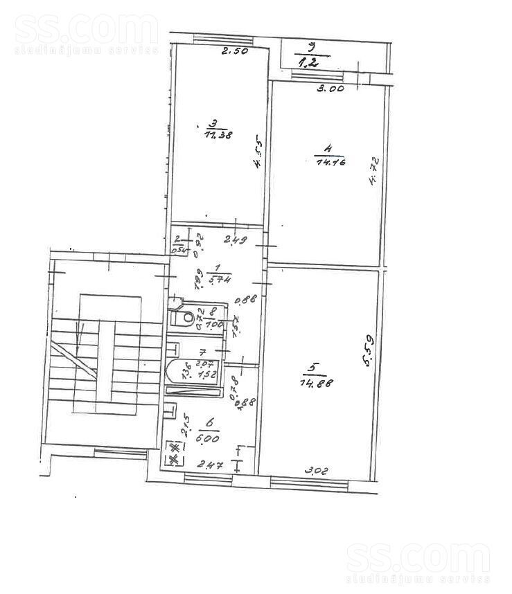 3-room apartment for sale, Rīga, Purvciems, Marsa g. 4, photo 9