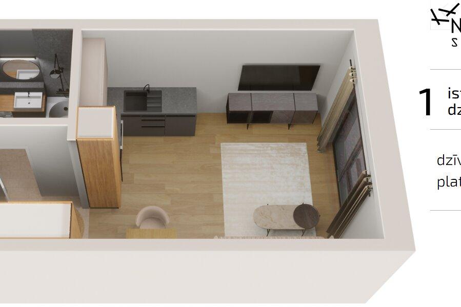 1-room apartment for rent — Riga, Dārzciems, Rumbulas iela 14 — photo 7