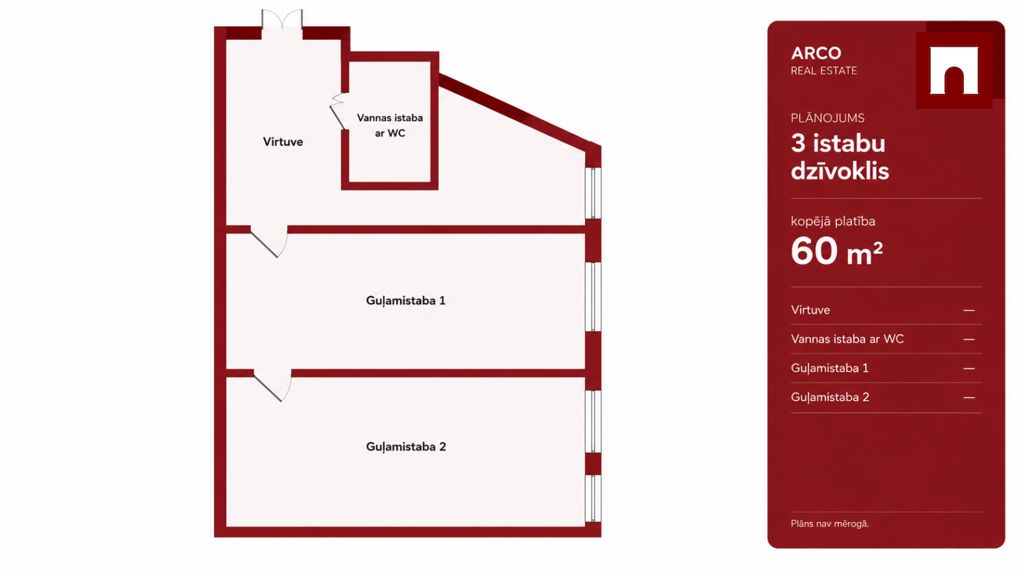 2-room apartment for rent — Rīga, Centrs, Lāčplēša iela 112 — photo 12