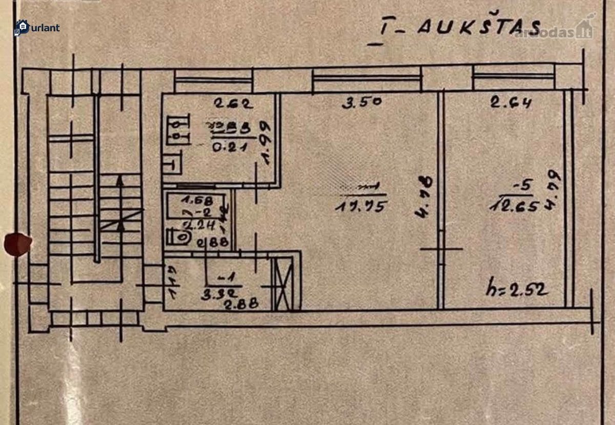 2-room apartment for sale — Šiauliai, Centras, Tilžės g. — photo 12