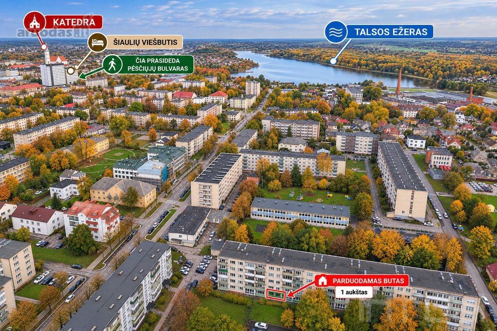 2-room apartment for sale — Šiauliai, Centras, Žalgirio g. — photo 12