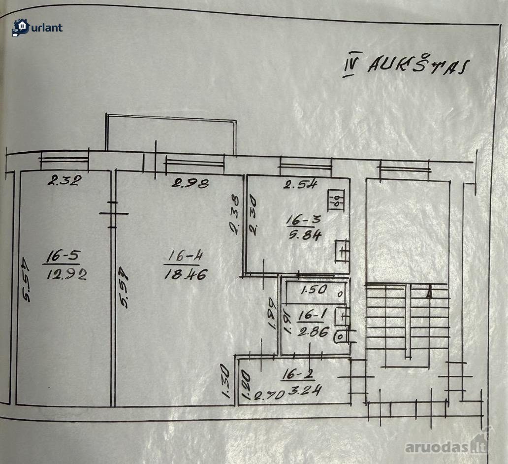 2-room apartment for sale — Šiauliai, Centras, Žemaitės g. — photo 14